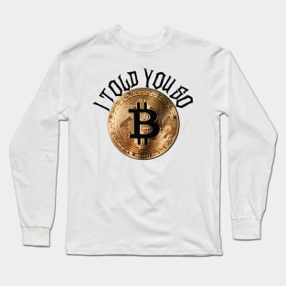 Bitcoin Long Sleeve T-Shirt